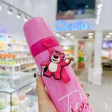  Bình giữ nhiệt quai silicon hình Lotso 500ml 