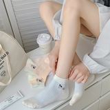  Tất Xiaohesi cổ ngắn cún xúc xích 