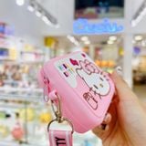  Túi silicon vuông mini Hello Kitty 11x8cm 