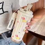  Cốc giữ nhiệt Coffee 500ml - Cún áo châm bi 