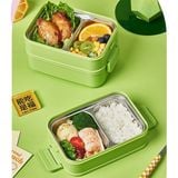  Hộp cơm mặt cười viền sóng 