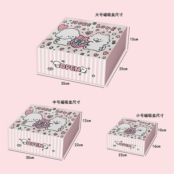  Hộp quà mở nắp cún More Love 