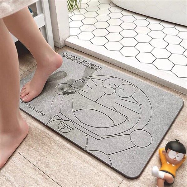  Thảm đá nhà tắm siêu thấm Doraemon 40x60 