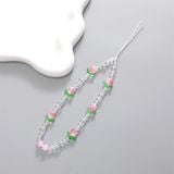  Dây charm đeo điện thoại hoa tulip 