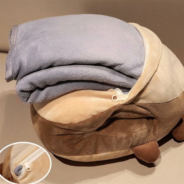  Gối kèm chăn Capybara có ủ tay 
