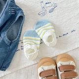  Tất Kid lười kẻ xanh vàng 