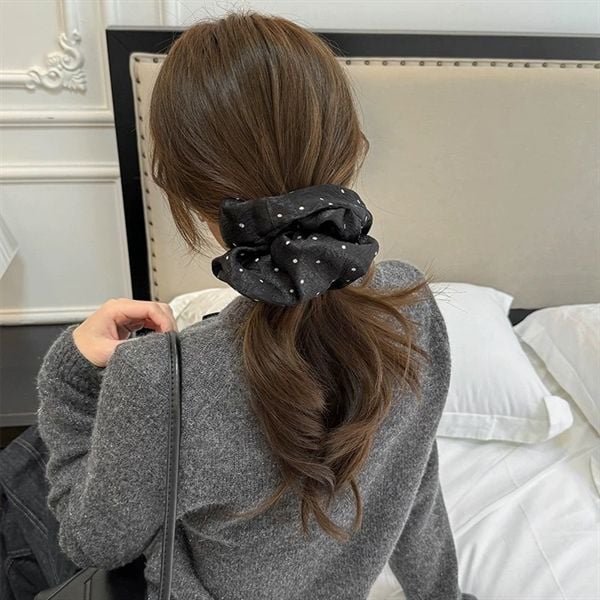  Scrunchies chấm bi 