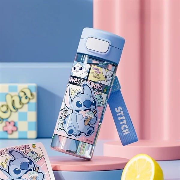  Bình nước Stitch ăn kem 530ml 