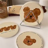  Lót ly/nồi gấu teddy 16cm 