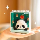  Xếp hình thú hộp kính 9x9cm 