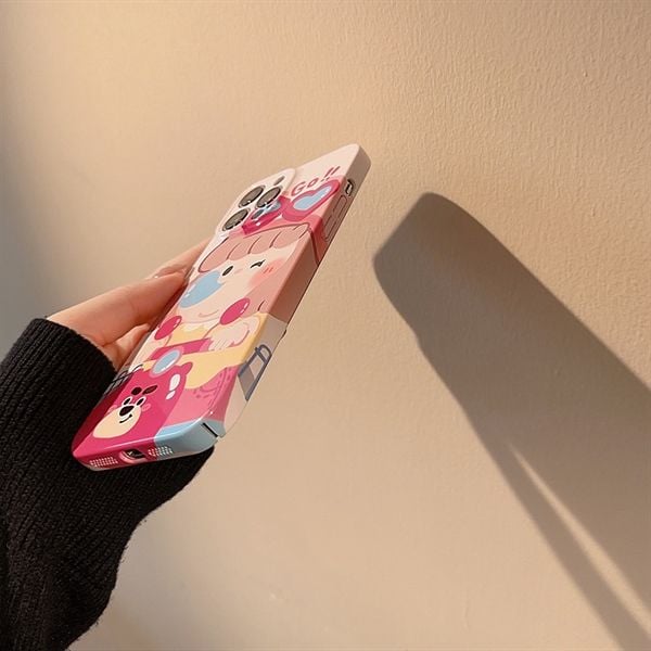  Ốp bé gái thổi bóng 