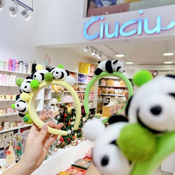  Bờm Panda bông 