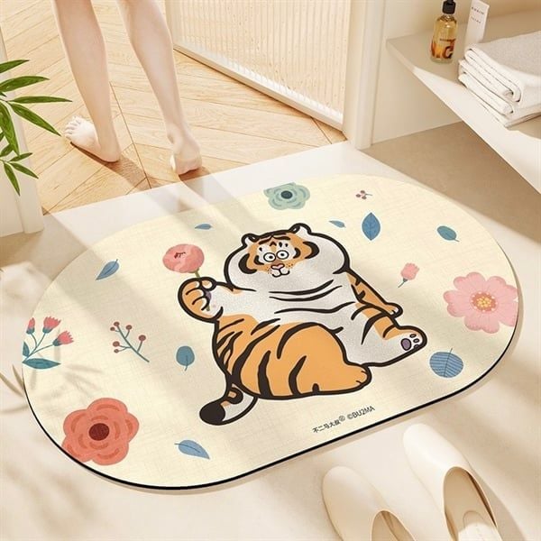 Thảm mút hổ bầu dục 40x60cm 
