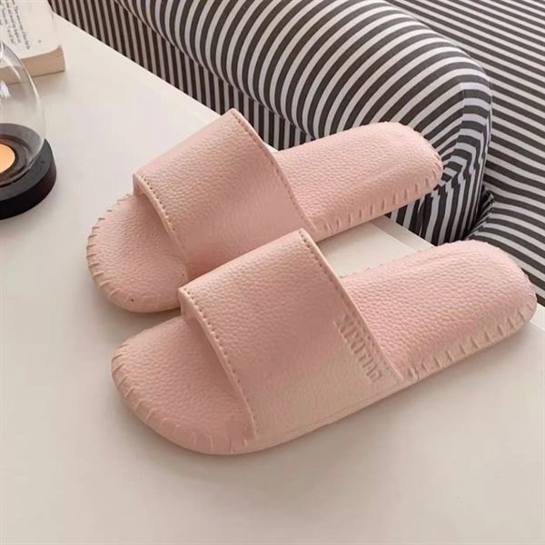 Dép mũi vuông viền gân chỉ 