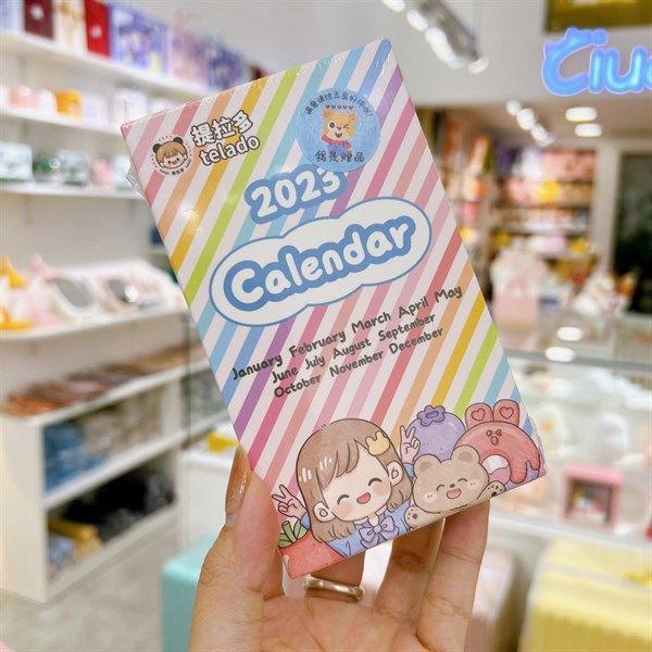  Box lịch bé gái gấu Telado 