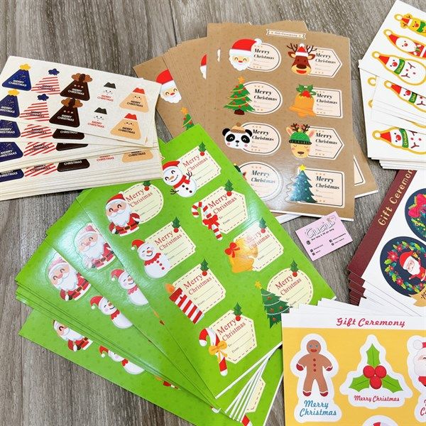  Sticker Giáng Sinh các mẫu 