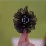  Kẹp càng cua voan gấp nếp mini 