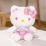  Hello Kitty bông váy hồng nơ chữ 30cm 
