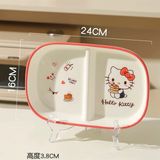  Khay sứ Sanrio 2 ngăn 