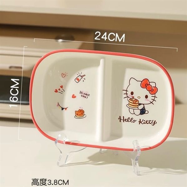  Khay sứ Sanrio 2 ngăn 