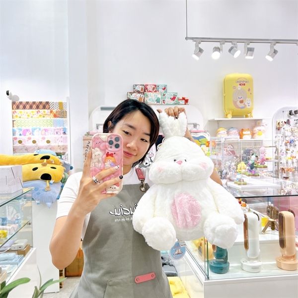  Thú bông ngồi bụng phệ 40cm 