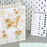  Túi quà quai giấy bướm hoa hướng dương 