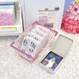  Hộp thiếc đa năng pet nền màu 9x7x3cm 