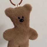  Móc khoá bông gấu nâu Teddy 