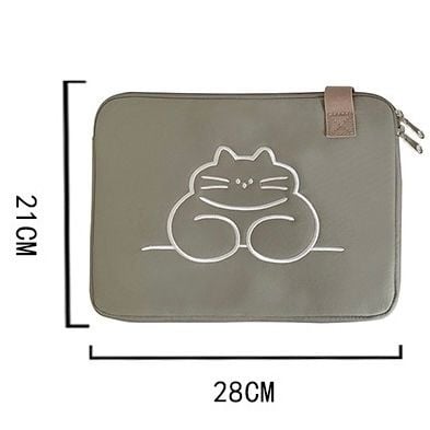  Túi đựng ipad / laptop đeo chéo Mèo xanh 