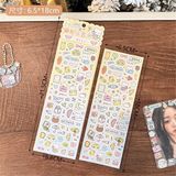 Sticker gấu trắng lấp lánh 
