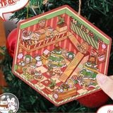  Sticker góc phòng 3/4 Giáng Sinh DIY 