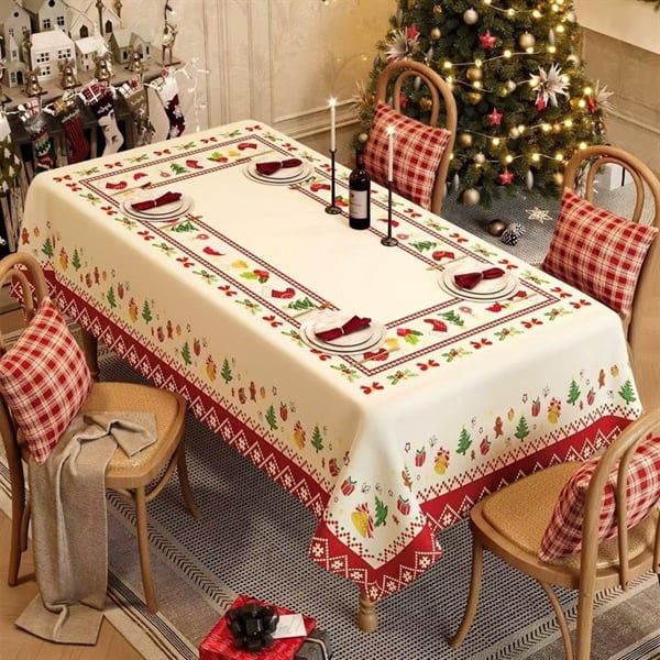  Khăn trải bàn Giáng Sinh 90x140cm 