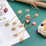  Set hộp quà 6 thìa dĩa Giáng Sinh mix 