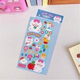  Sticker thú béo lấp lánh 