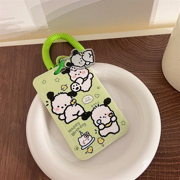  Dây đeo thẻ lò xo Pochacco 