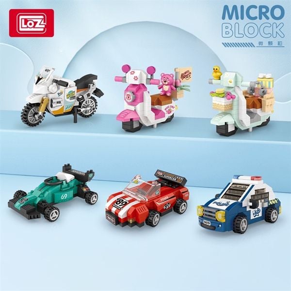  Xếp hình mini phương tiện (túi) 