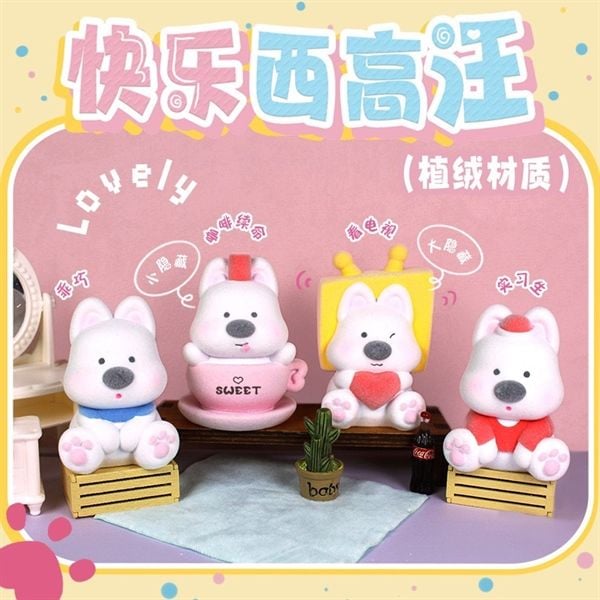 Hộp mù Happy Si-Gao dog lông nhung 
