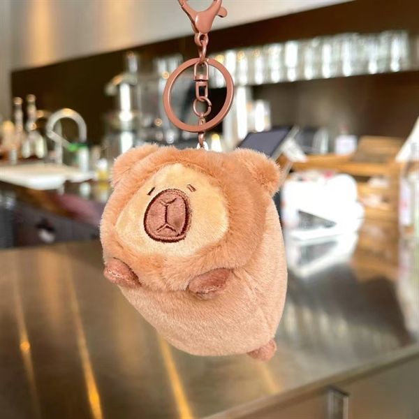  Móc khoá Capybara cosplay thú tròn 