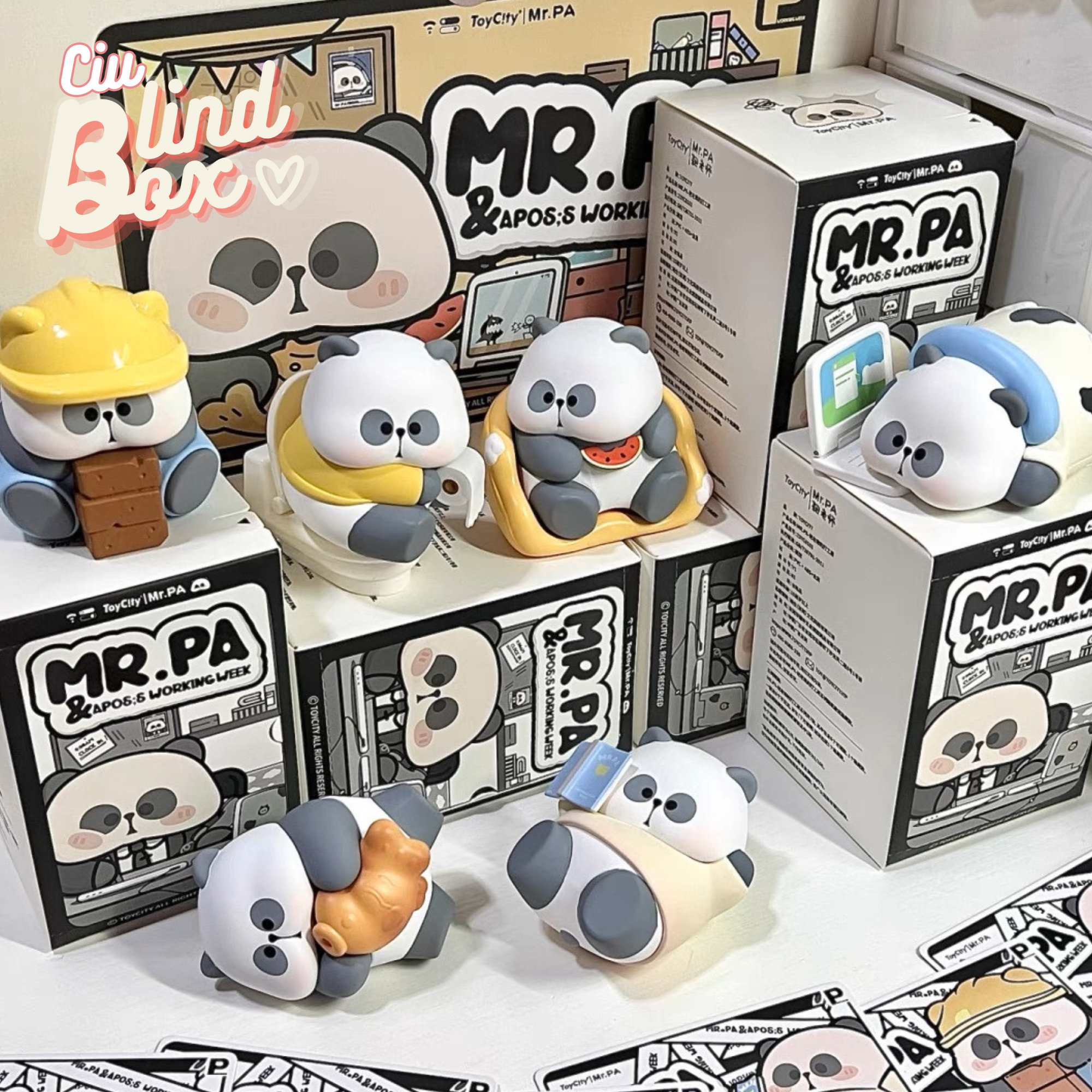  Blind box MR.PA Working week 