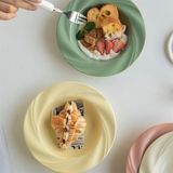  Đĩa tròn viền sóng xoáy 20,5cm 