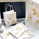  Túi quà quai giấy bướm hoa hướng dương 