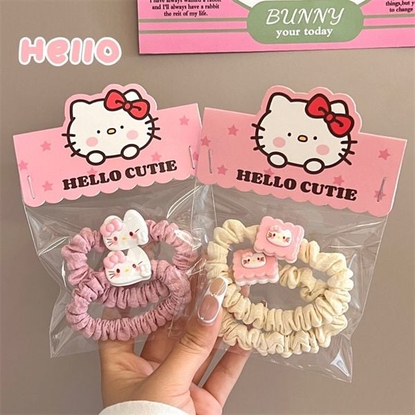  Set 2 chun nhún bèo Hello Kitty 