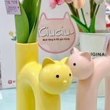  Lọ hoa decor mèo chữ H 
