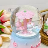  Quả cầu đèn nhạc kim tuyến đu quay hoa 