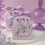  Túi quà gập miệng mini giỏ hoa ruy băng 
