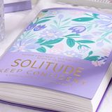  Sổ bìa da hoa vintage 130 trang 