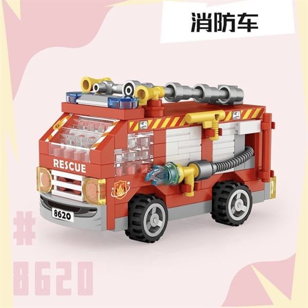  Xếp hình mini phương tiện (túi) 