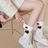  Tất cao cổ gập mép thú dễ thương 