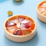  Khay đá silicon có nắp đậy quả cam 