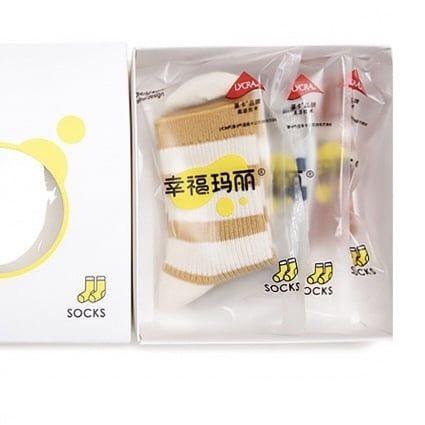  Set tất kid Mario kẻ ngang 3 đôi 